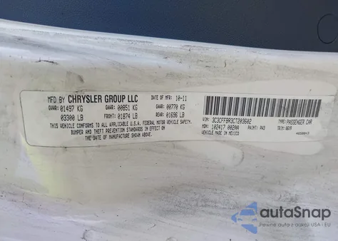 2012 Fiat 500 Sport from USA, damaged, VIN 3C3CFFBR3CT203602